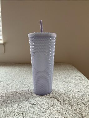 Starbucks 2021 Holiday Icy Lilac Studded Cold Cup Tumbler New
